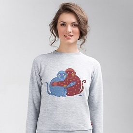 Sweatshirt “Enchanted love”