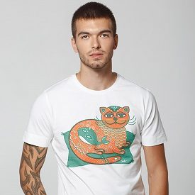 Men’s T-Shirt “Emerald Cat-Whale”