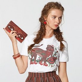 Women’s T-Shirt “Baroque Ermine”
