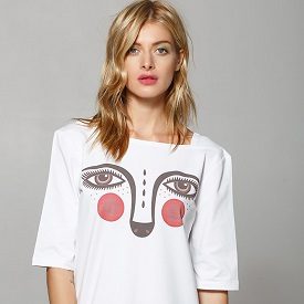 Women’s T-Shirt “Dyvooo-Eyes. Baroque Ermine”