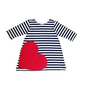 Dress with stripe “Heart”