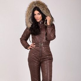 women’s overalls “milk chocolate”