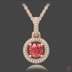 Pendant with Ruby / Diamond of Love