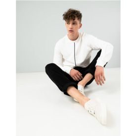 White stripe sweatshirt