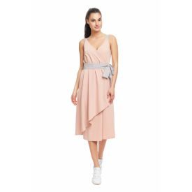 Wrap Dress With Tie Waist