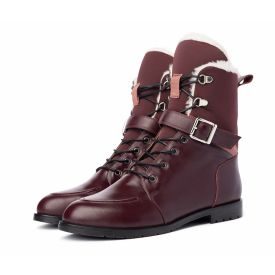 Women’s Boots Maroon 1