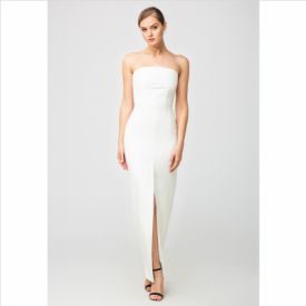 LONG WHITE DRESS / Nai Lu-na by Anastasia Ivanova