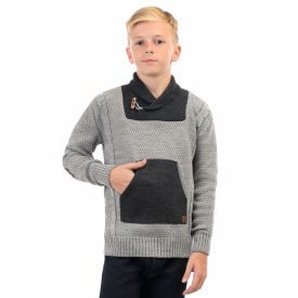 CARDIGAN WITH A KANGAROO POCKET